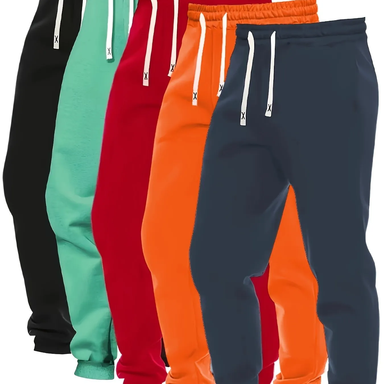 5-Pack Women's Loose Fit Drawstring Joggers for Fall/Winter Activewear