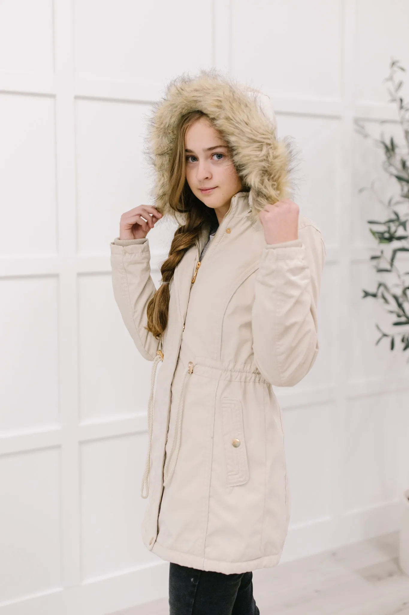 DOORBUSTER Winter Warm Coat in Beige