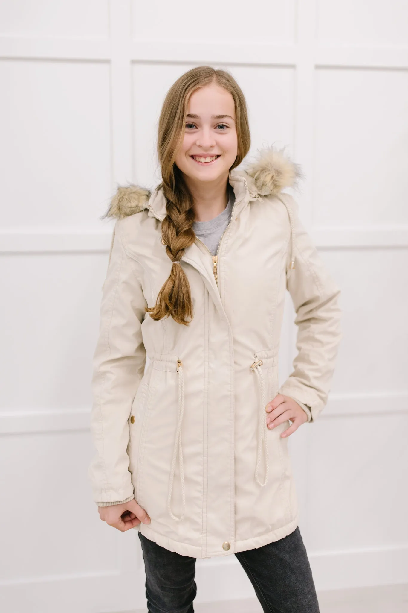 DOORBUSTER Winter Warm Coat in Beige