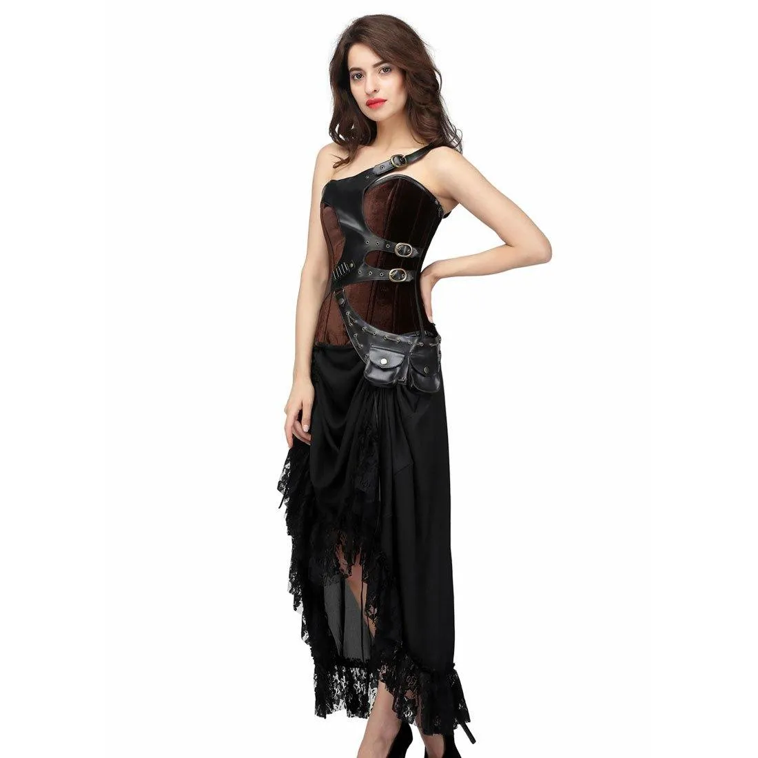 Embrace Steel Boned Punk Corset Dress