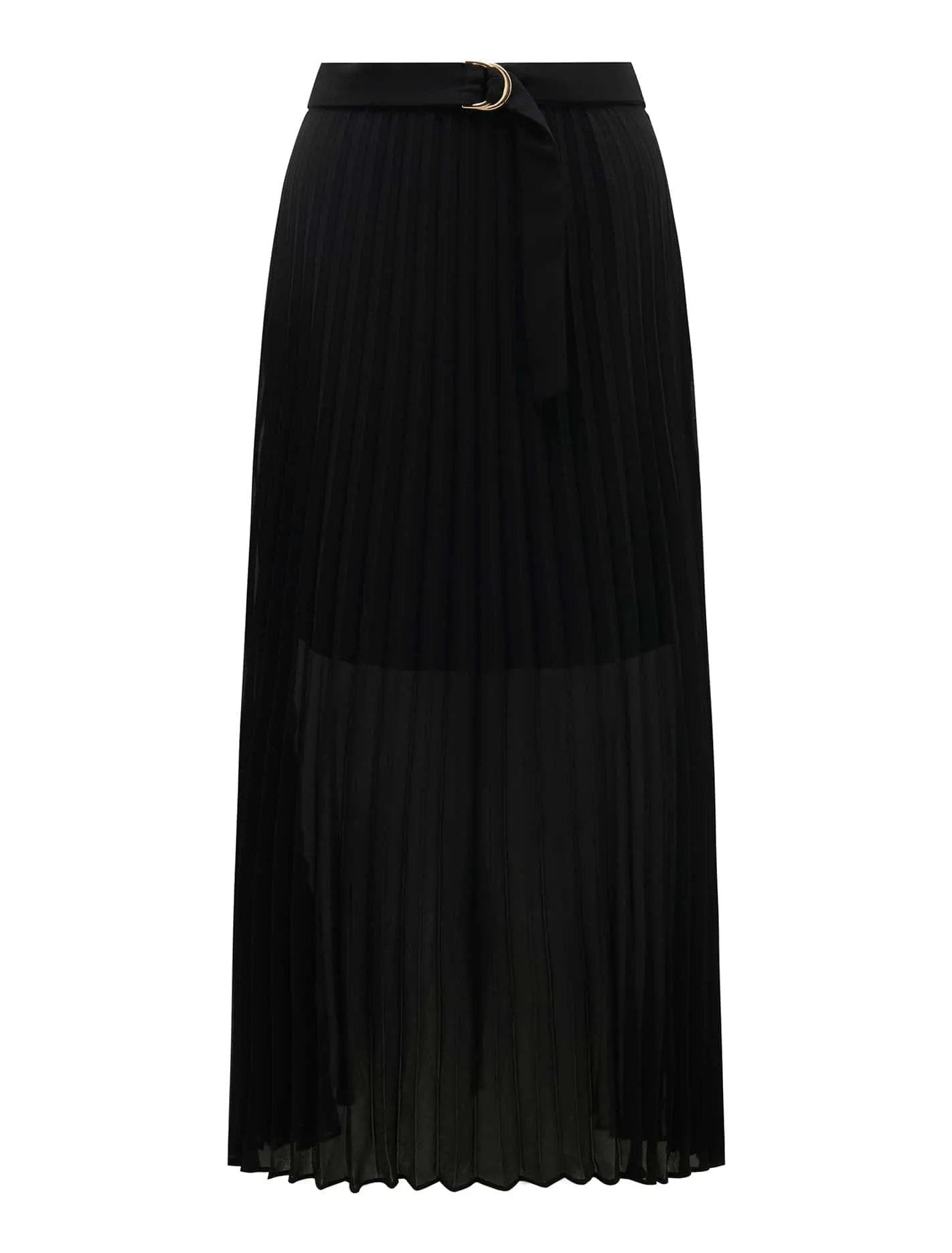 Esme Belted Pleated Skirt