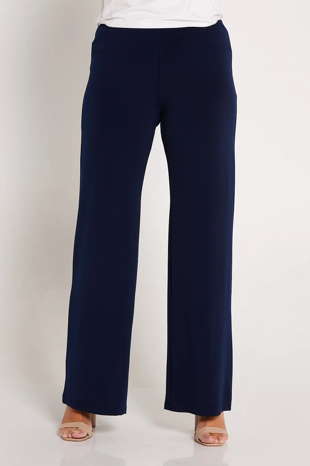 Kamala Wide Leg Pants - Navy