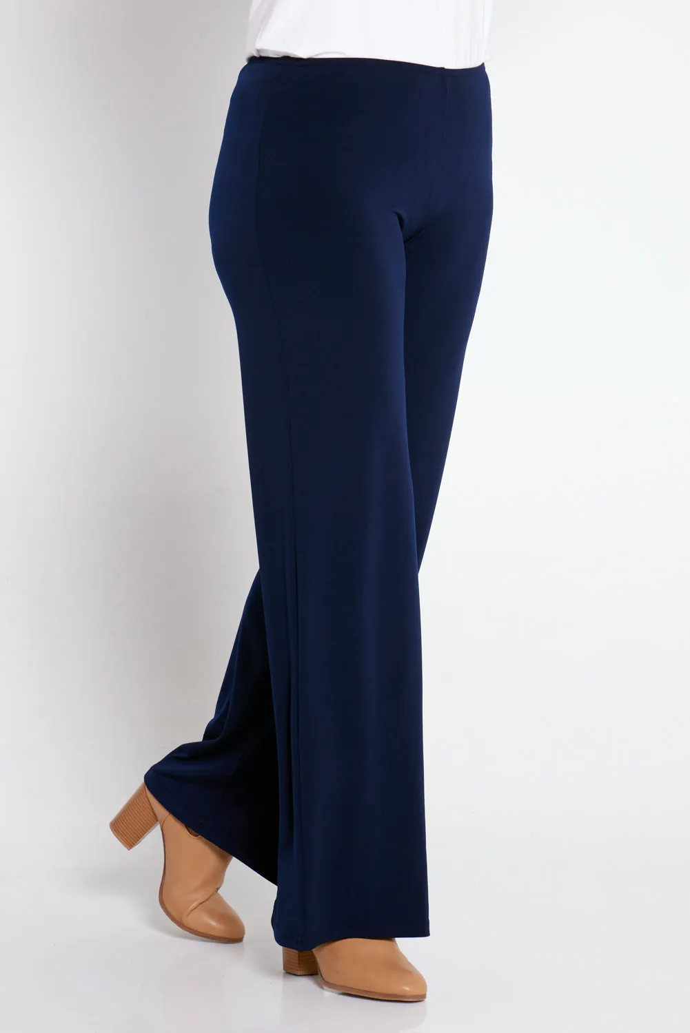 Kamala Wide Leg Pants - Navy