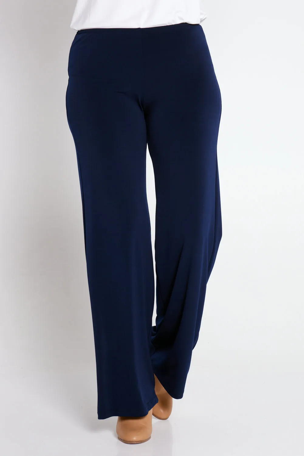 Kamala Wide Leg Pants - Navy