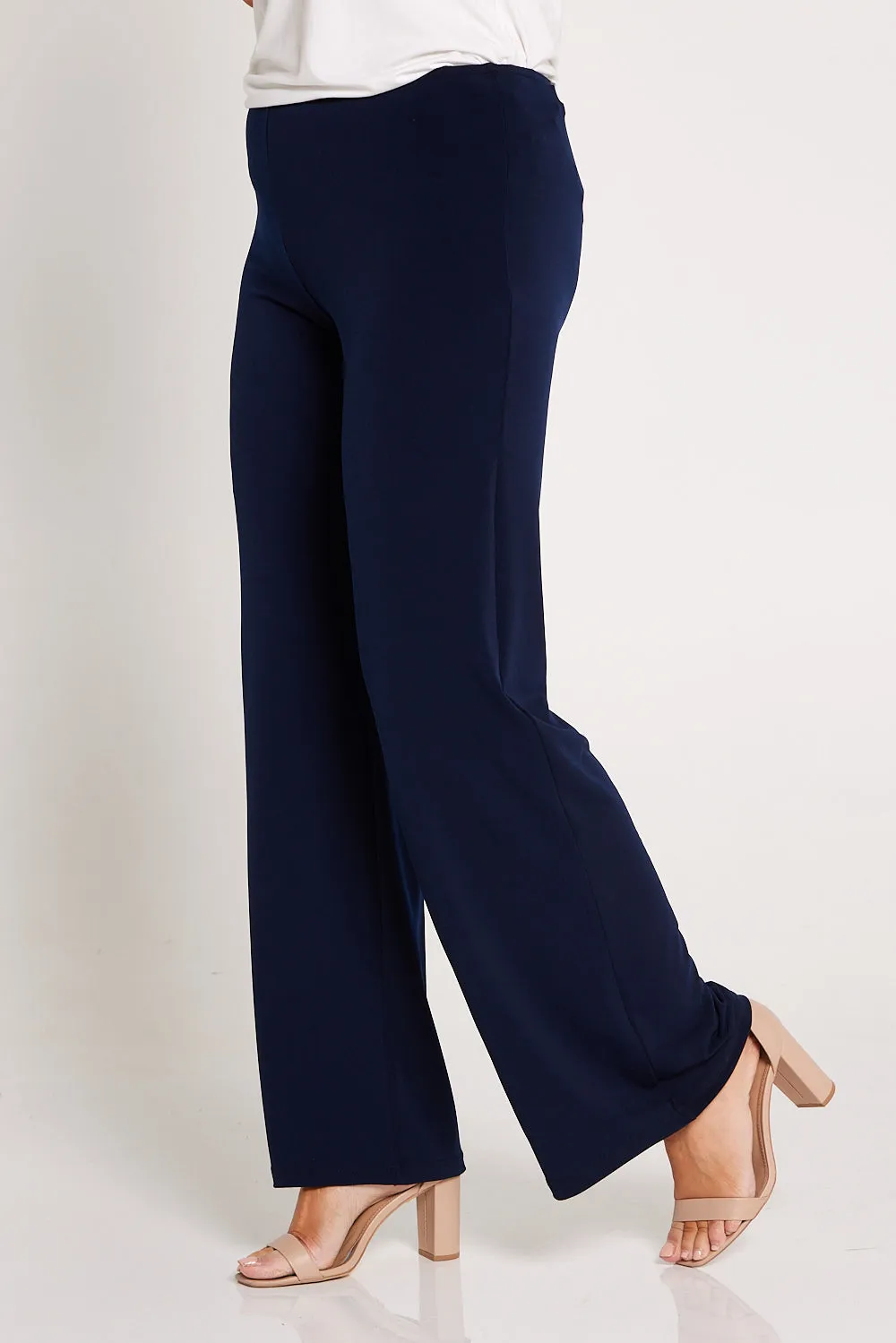 Kamala Wide Leg Pants - Navy