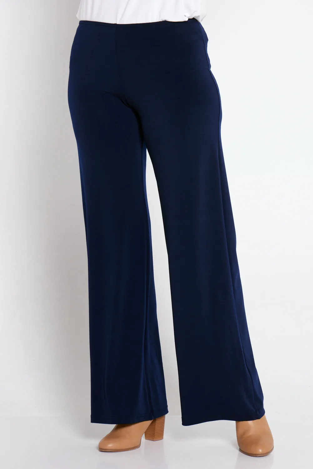 Kamala Wide Leg Pants - Navy