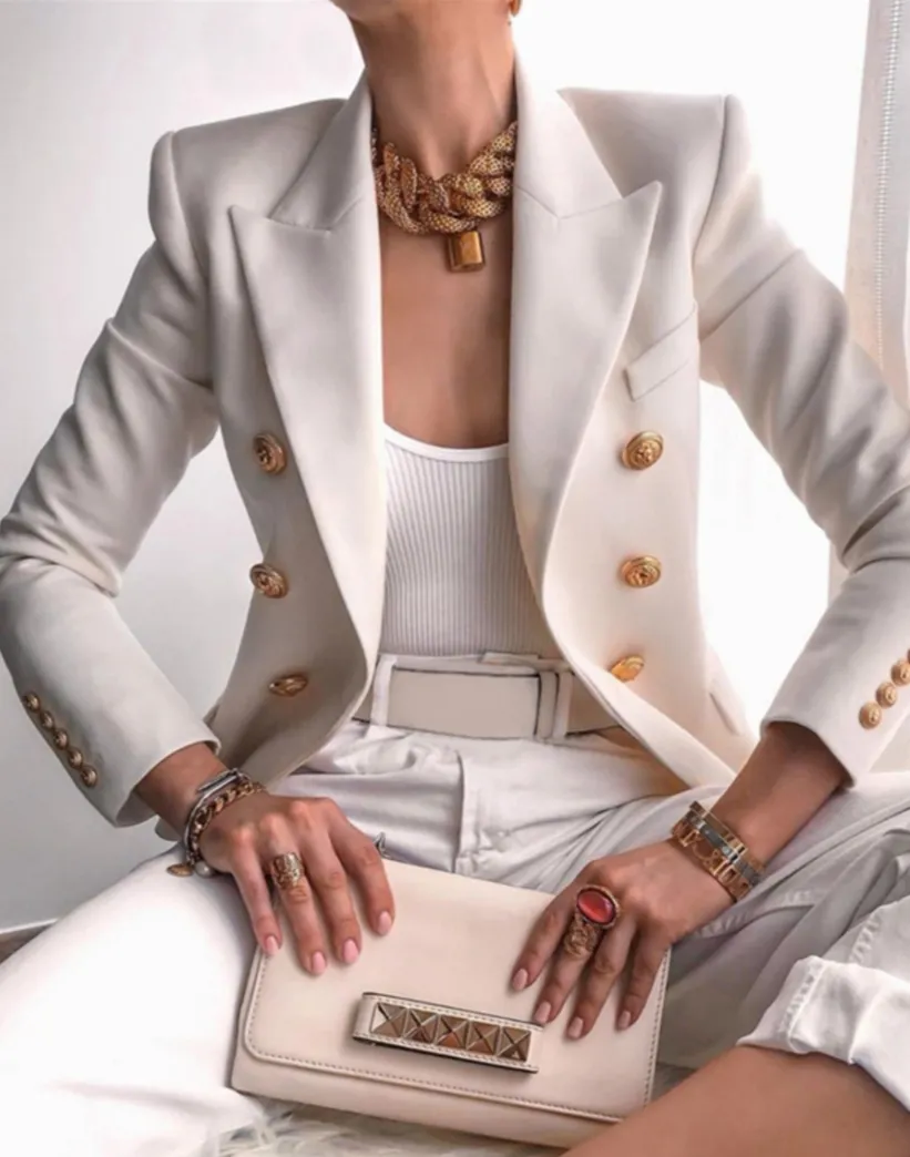 KATRINE WHITE BLAZER