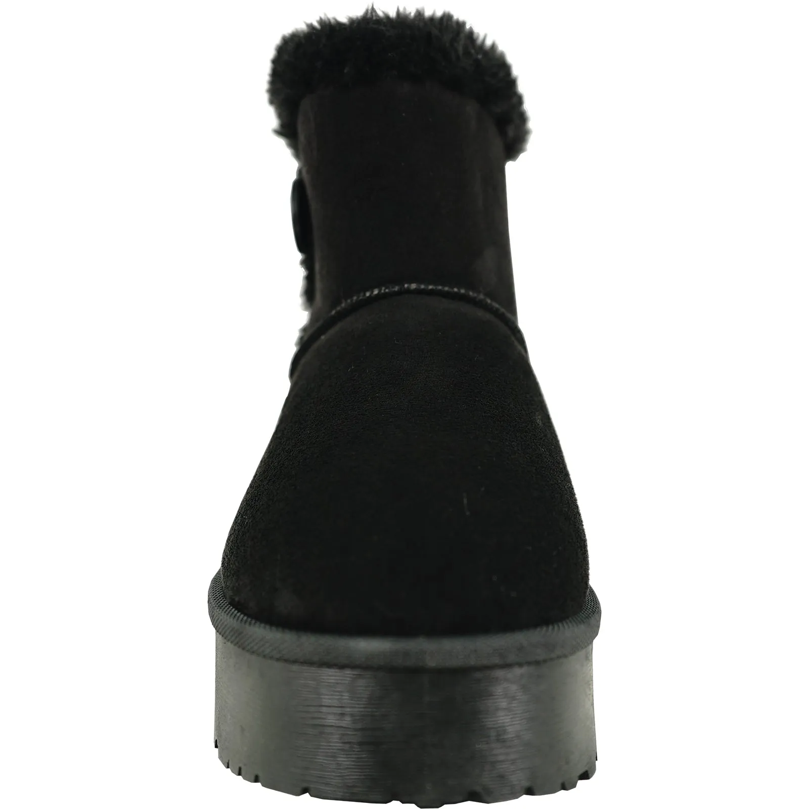 KOZI Women Boot Maggie-1 Ankle Snow Boot Black