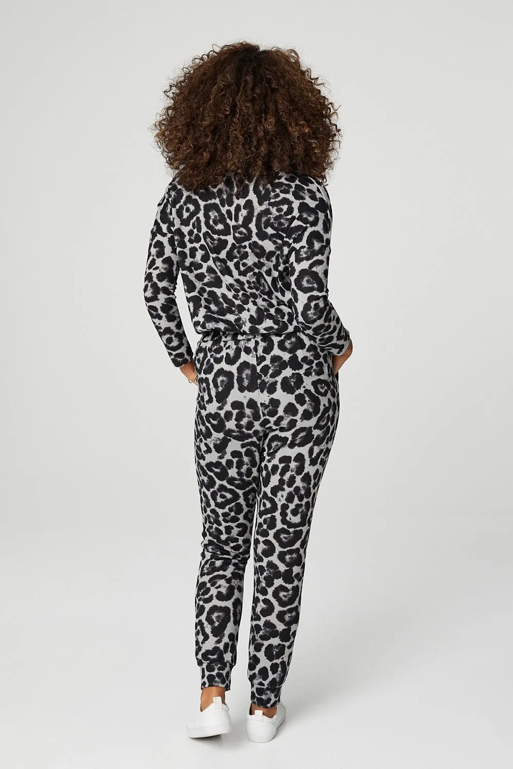 Leopard Print Relaxed Lounge Set