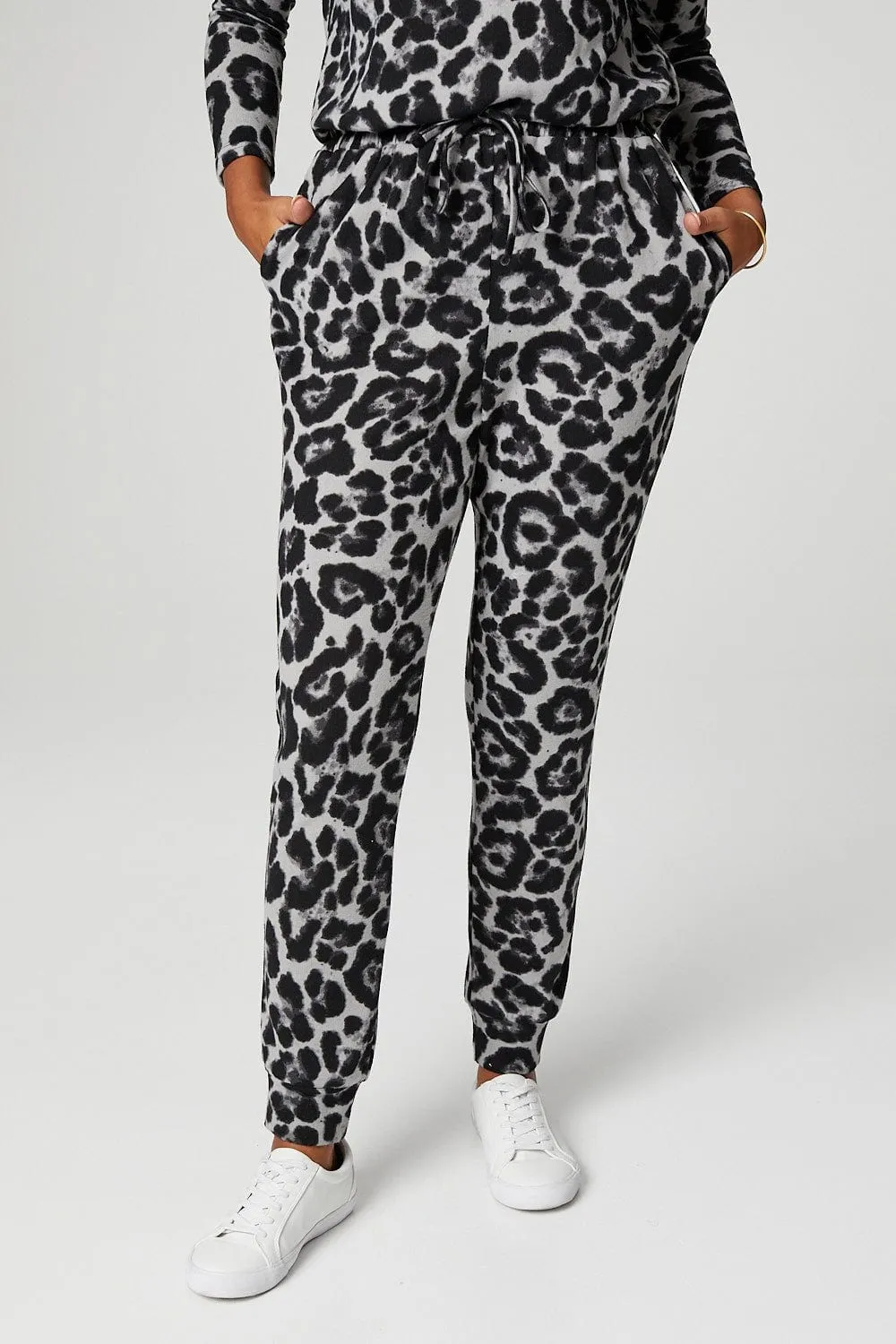 Leopard Print Relaxed Lounge Set