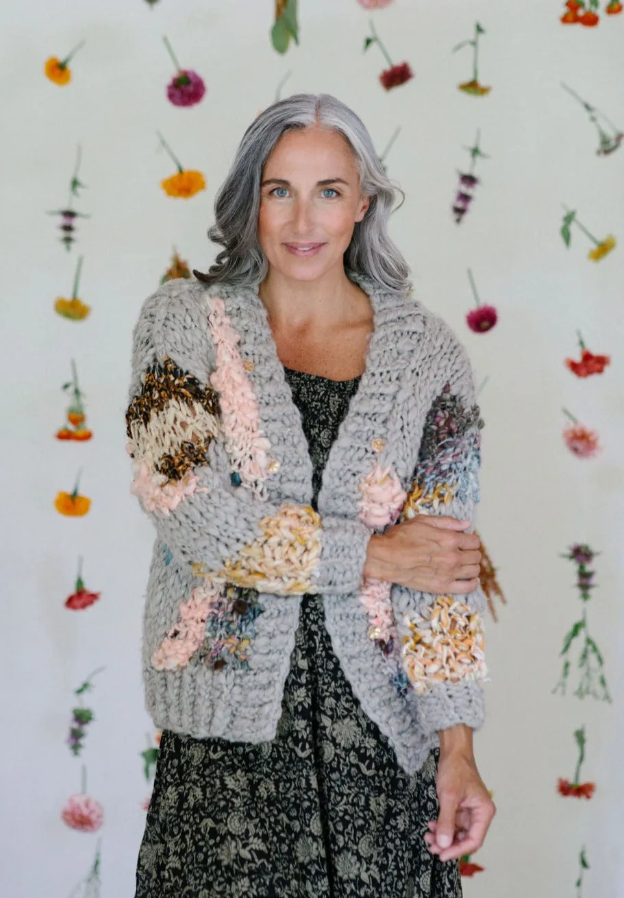 Modern Art Cardi Pattern