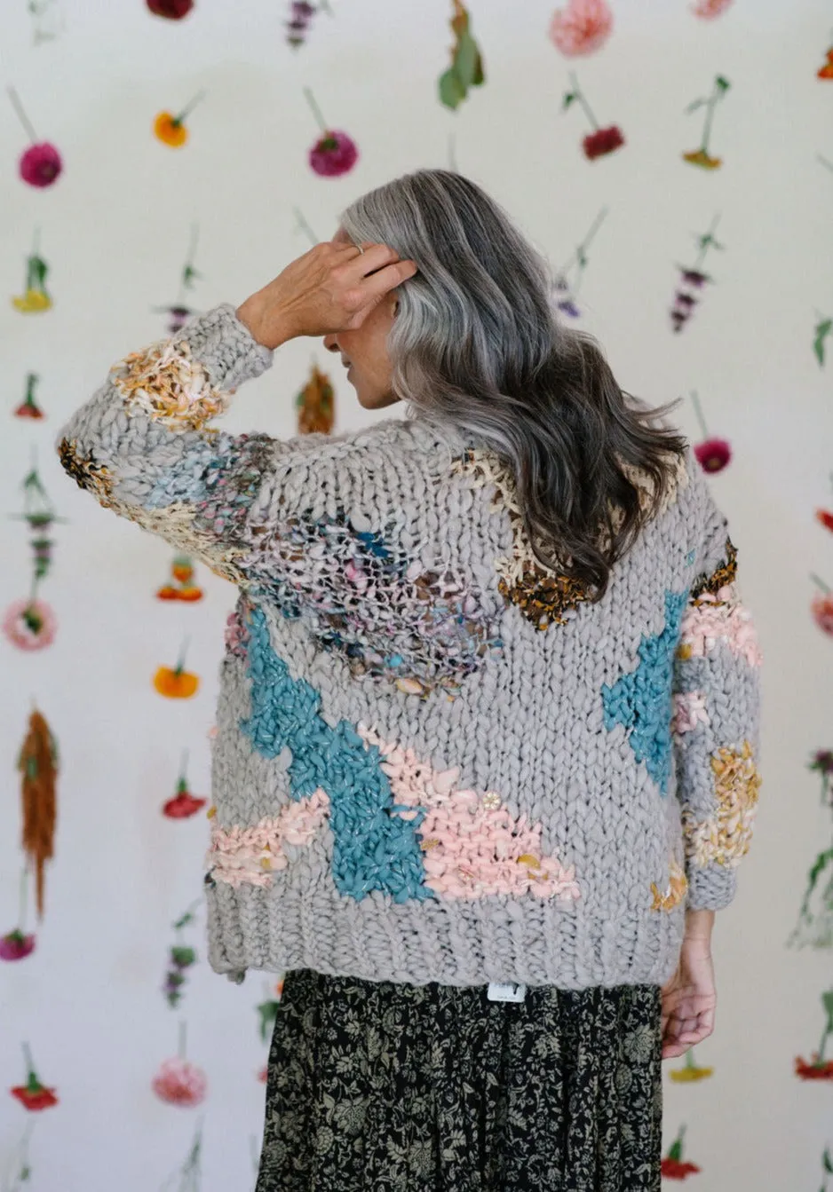 Modern Art Cardi Pattern