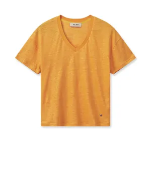 MOS MOSH | CASA V-SS FOIL TEE | BLAZING ORANGE