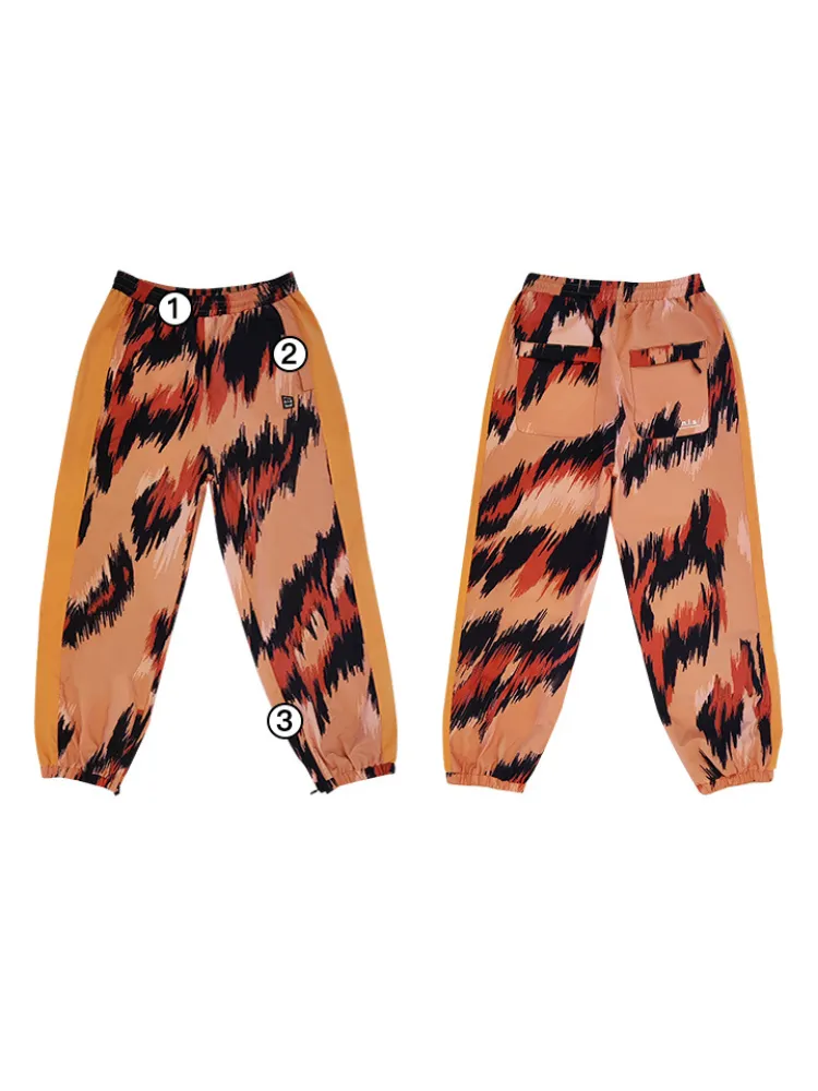 NIS Leopard Print Shell Snow Pants - Unisex