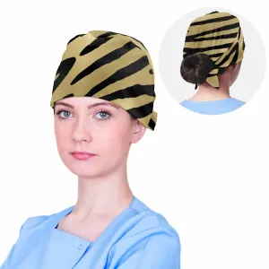 Nurse Scrub Cap Animal Print 15  Scrub Cap