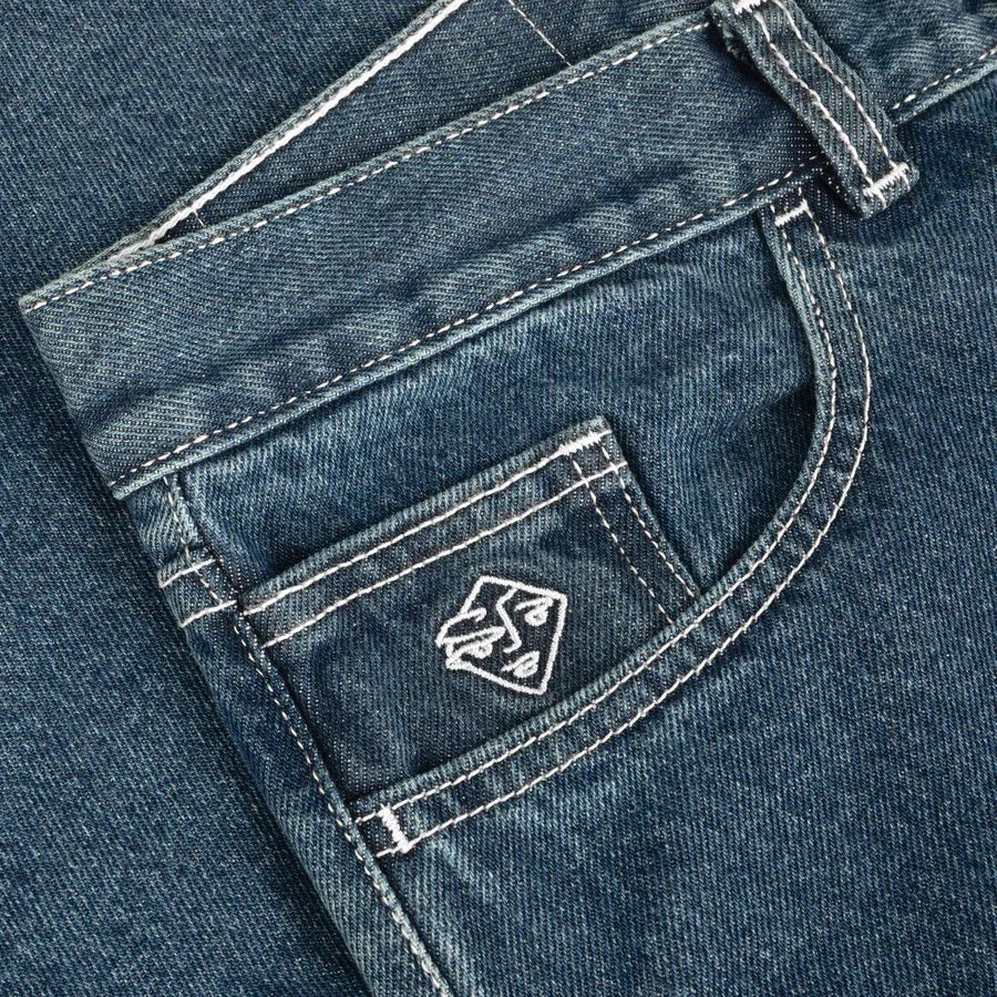 POLAR 89! PANTS BLUE WASH