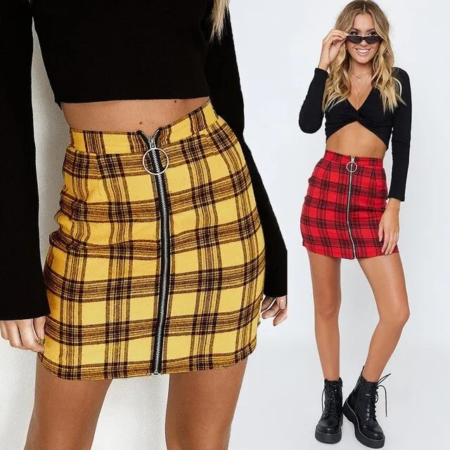 Sexy Female Summer High Waist Mini Skirt