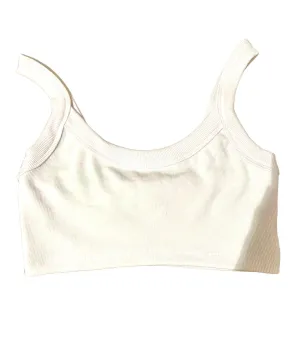 Signature 8 Ribbed Lounge Cotton Crop Top