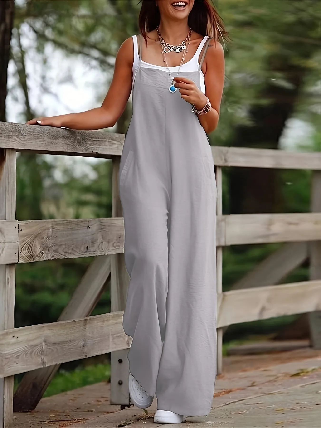 Sleek and Versatile Wide Leg Jumpsuit for Women