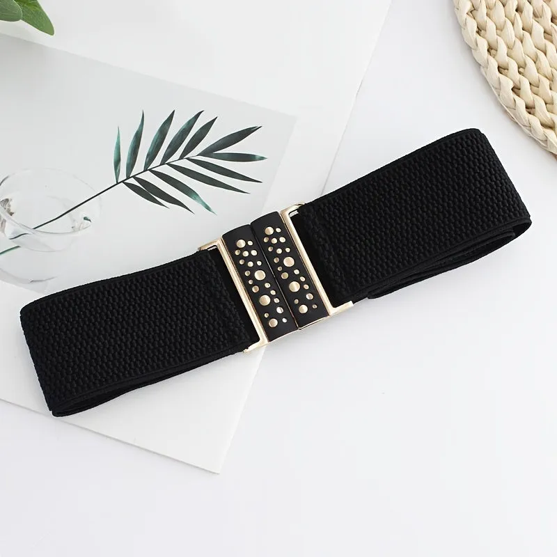 Stylish Elastic Waist Belt for Womens Dresses and Coats