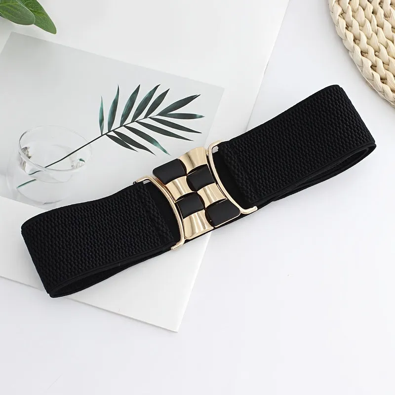 Stylish Elastic Waist Belt for Womens Dresses and Coats