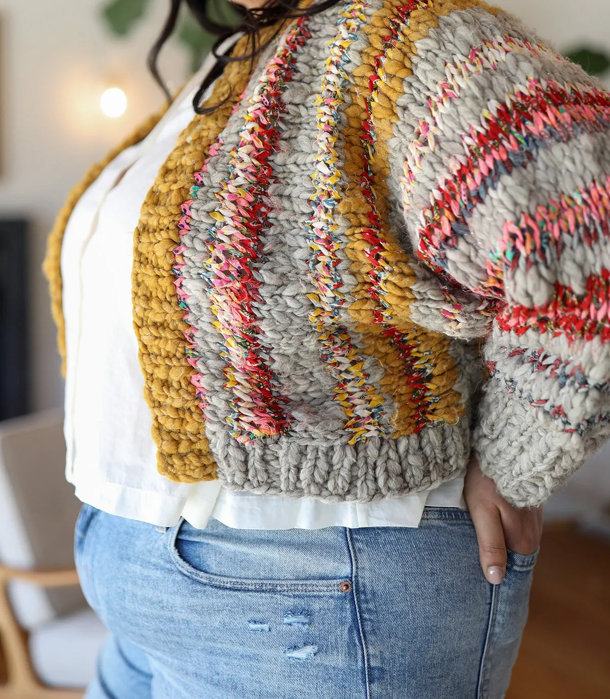 Sunbeam Stripe Cardi Pattern