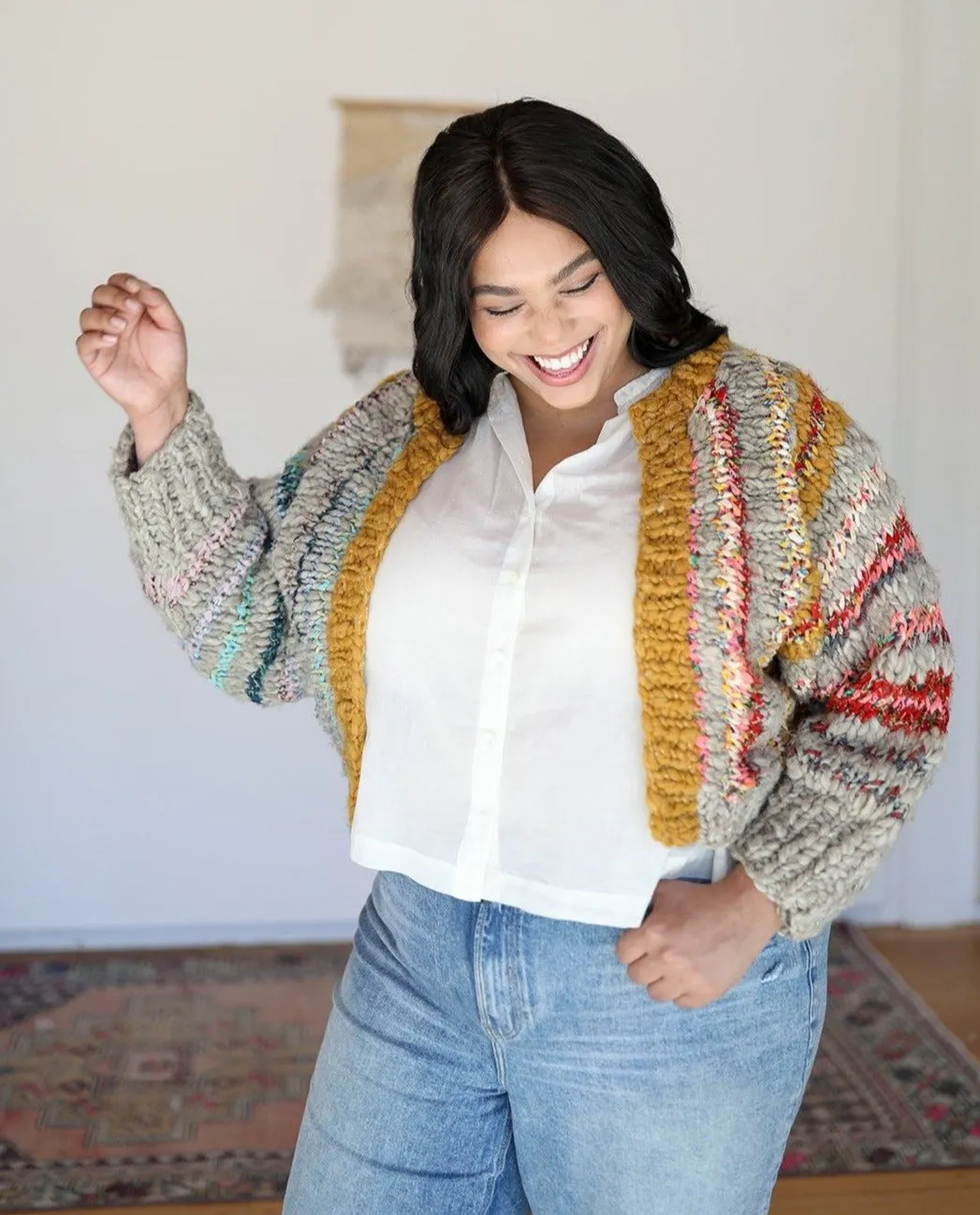 Sunbeam Stripe Cardi Pattern