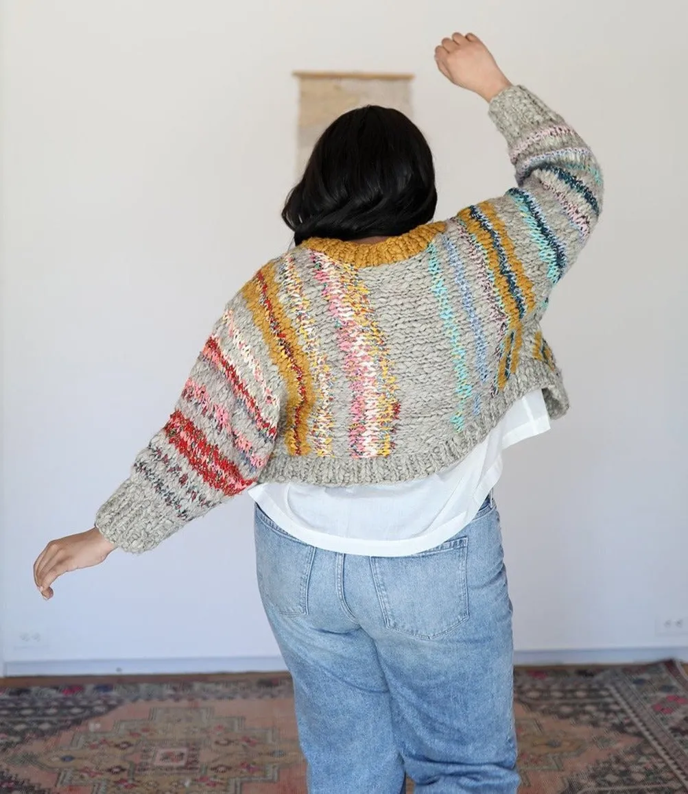 Sunbeam Stripe Cardi Pattern