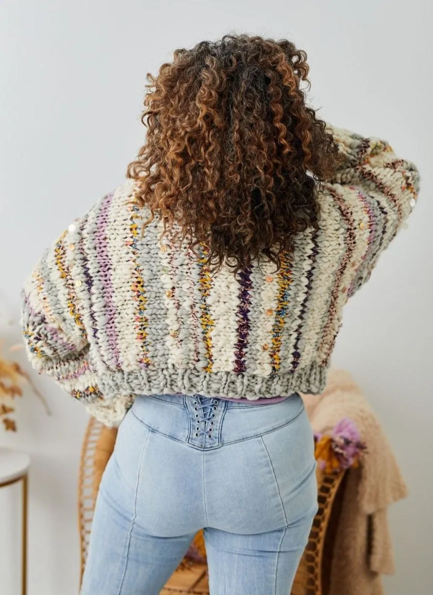 Sunbeam Stripe Cardi Pattern