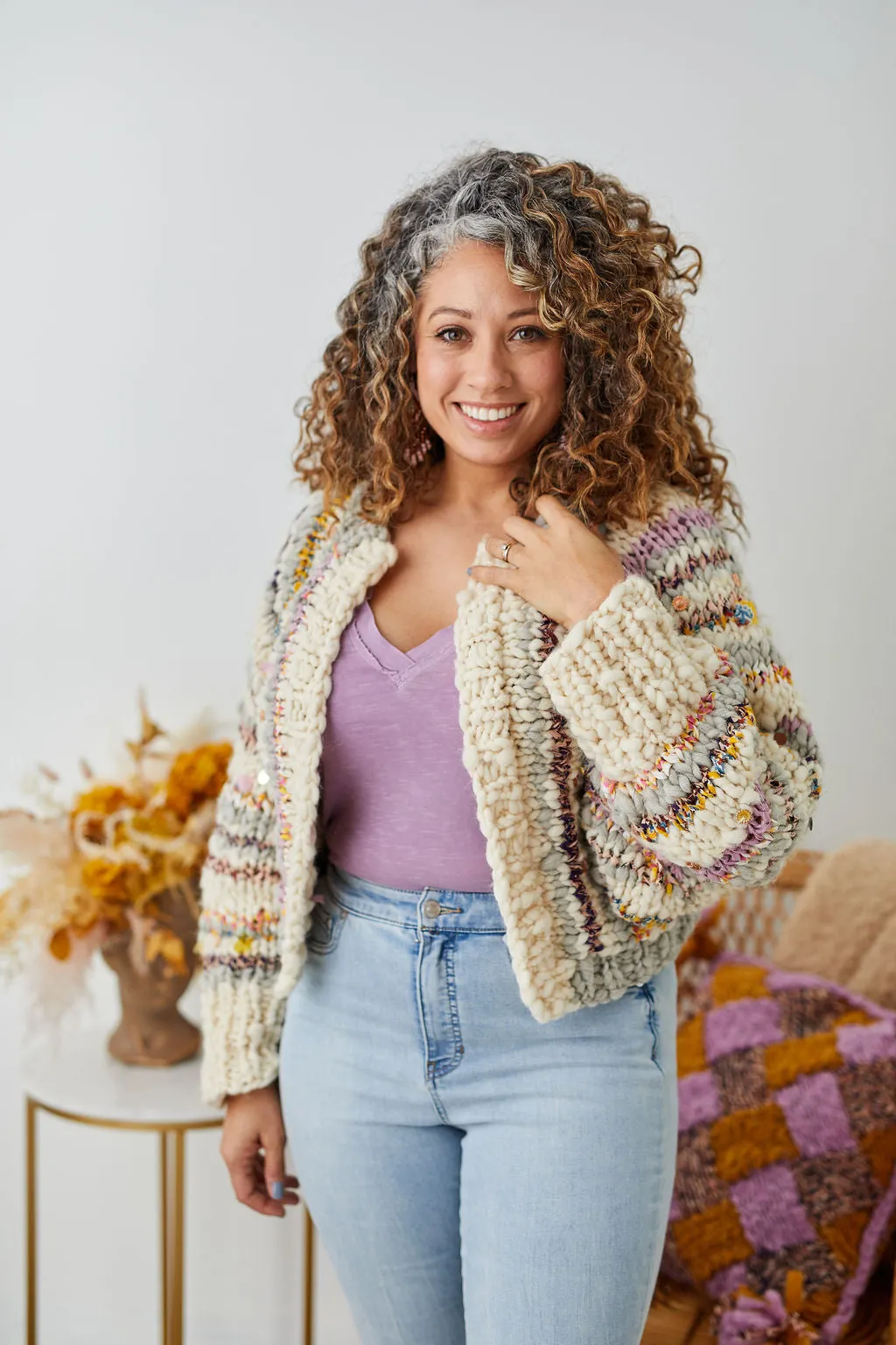 Sunbeam Stripe Cardi Pattern