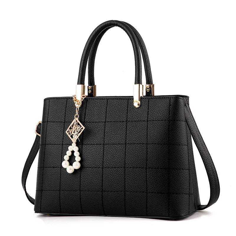 Trendy Casual Leather Handbag