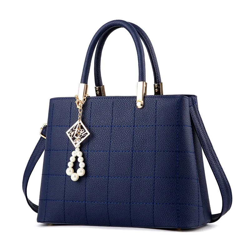 Trendy Casual Leather Handbag