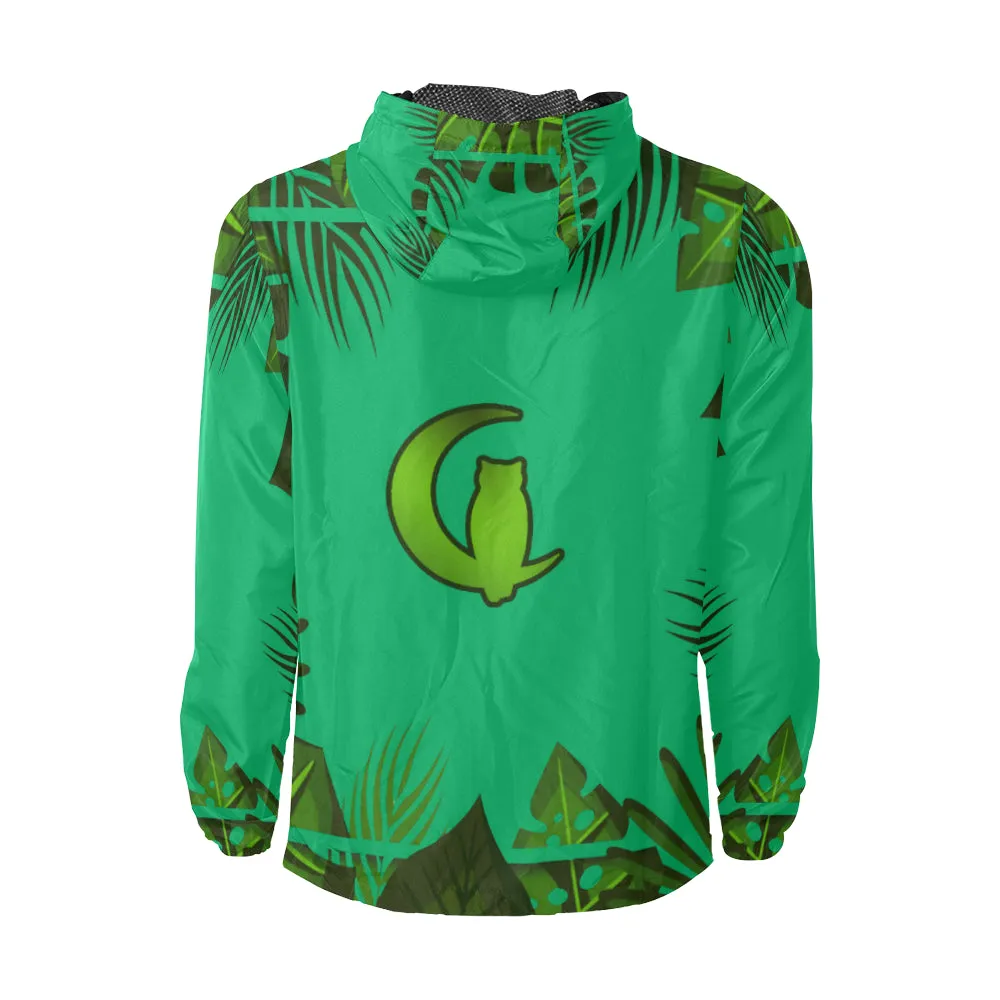 TROPICAL LCC FOREST Unisex All Over Print Windbreaker