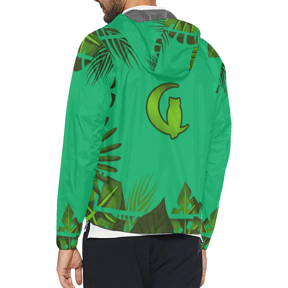 TROPICAL LCC FOREST Unisex All Over Print Windbreaker