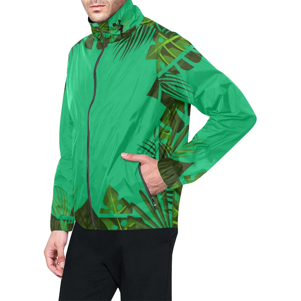 TROPICAL LCC FOREST Unisex All Over Print Windbreaker