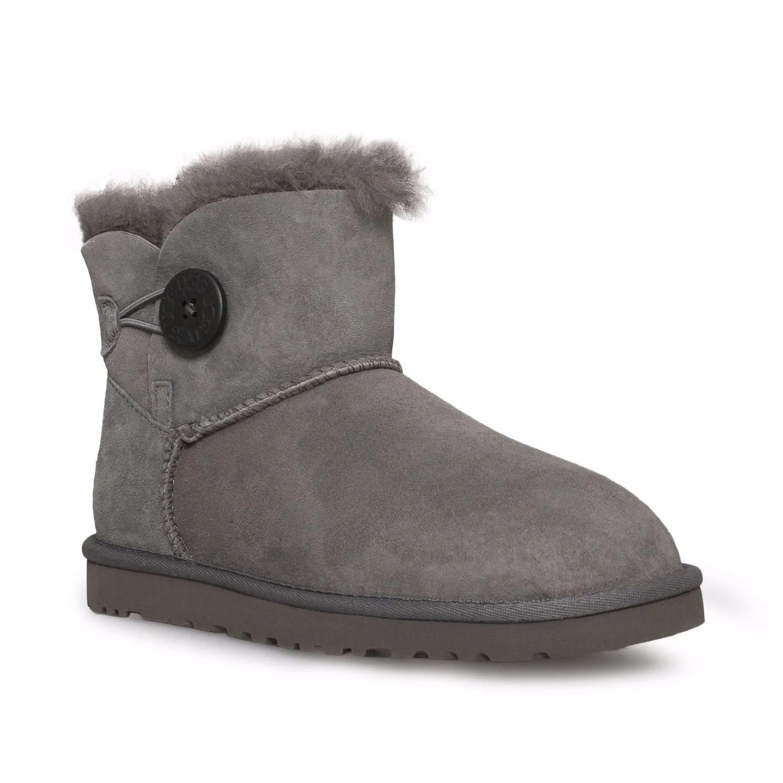 UGG Bailey Button Grey Boots - Youth