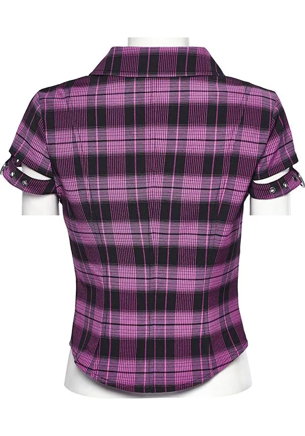 Uriah Tartan [Magenta/Black] | SHIRT*