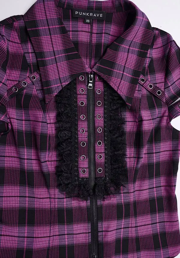 Uriah Tartan [Magenta/Black] | SHIRT*