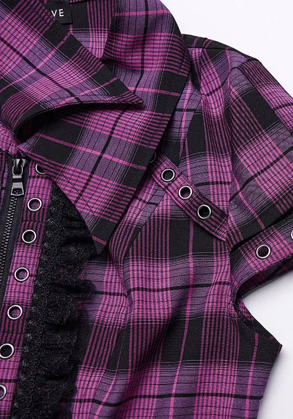 Uriah Tartan [Magenta/Black] | SHIRT*