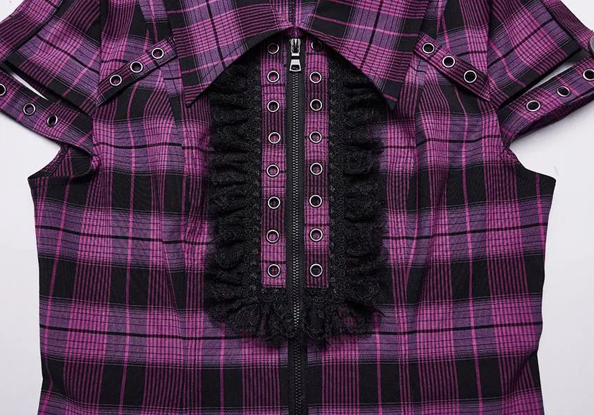 Uriah Tartan [Magenta/Black] | SHIRT*