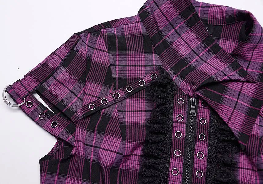 Uriah Tartan [Magenta/Black] | SHIRT*