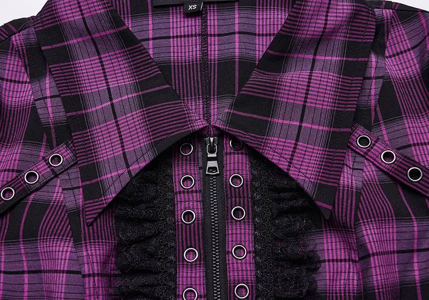 Uriah Tartan [Magenta/Black] | SHIRT*