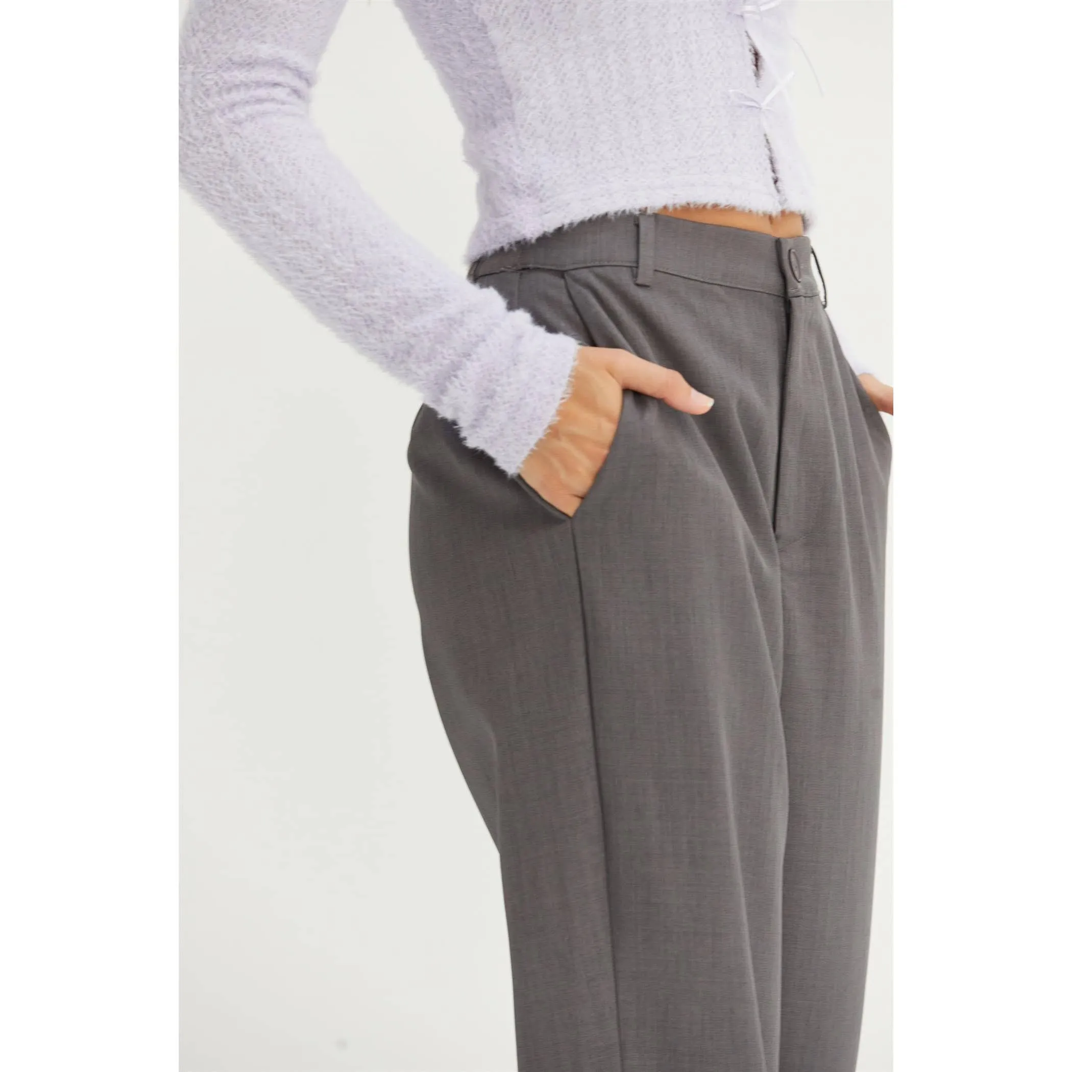 We Mean Business Pants - Charcoal